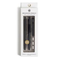U Brands Mechanical Pencils Set 2 Pack 0.7MM Cambria w/Refills #2 Strong Lead