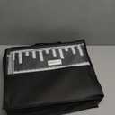 OLANLY Outdoor Rug Waterproof 5x8 ft, Reversible Outdoor Plastic Straw Rug, Boho Patio Rug, Indoor Outdoor Carpet, RV Mat Outside for Patio, Camp, Picnic, Balcony, Deck, Backyard, Black & White