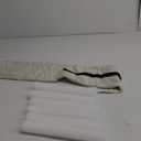 FOHOM Under Door Draft Stopper for Bottom of Door,Door Noise Stopper Blocker Cold Air Light Smell Sound Double Side Door Sweep, 30'' to 36'' Adjustable Gap Filler (White)