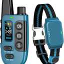 Shock Collar for Dogs, IP67 Waterproof Dog Training Collar with Remote Control, 3 Modes: Beep, Vibration, Safe Static, Rechargeable Adjustable for 15-110lbs Medium Large Dogs