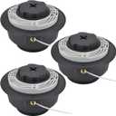 3 Pack C6-2 Trimmer Head for Stihl FS38 FS40 FS40C FS45 FS46 FS50 FS50C FSA60R FSA86R FSE60 FSE71 FSE81 Easy Loading Lawn Mower Garden Tool Accessories