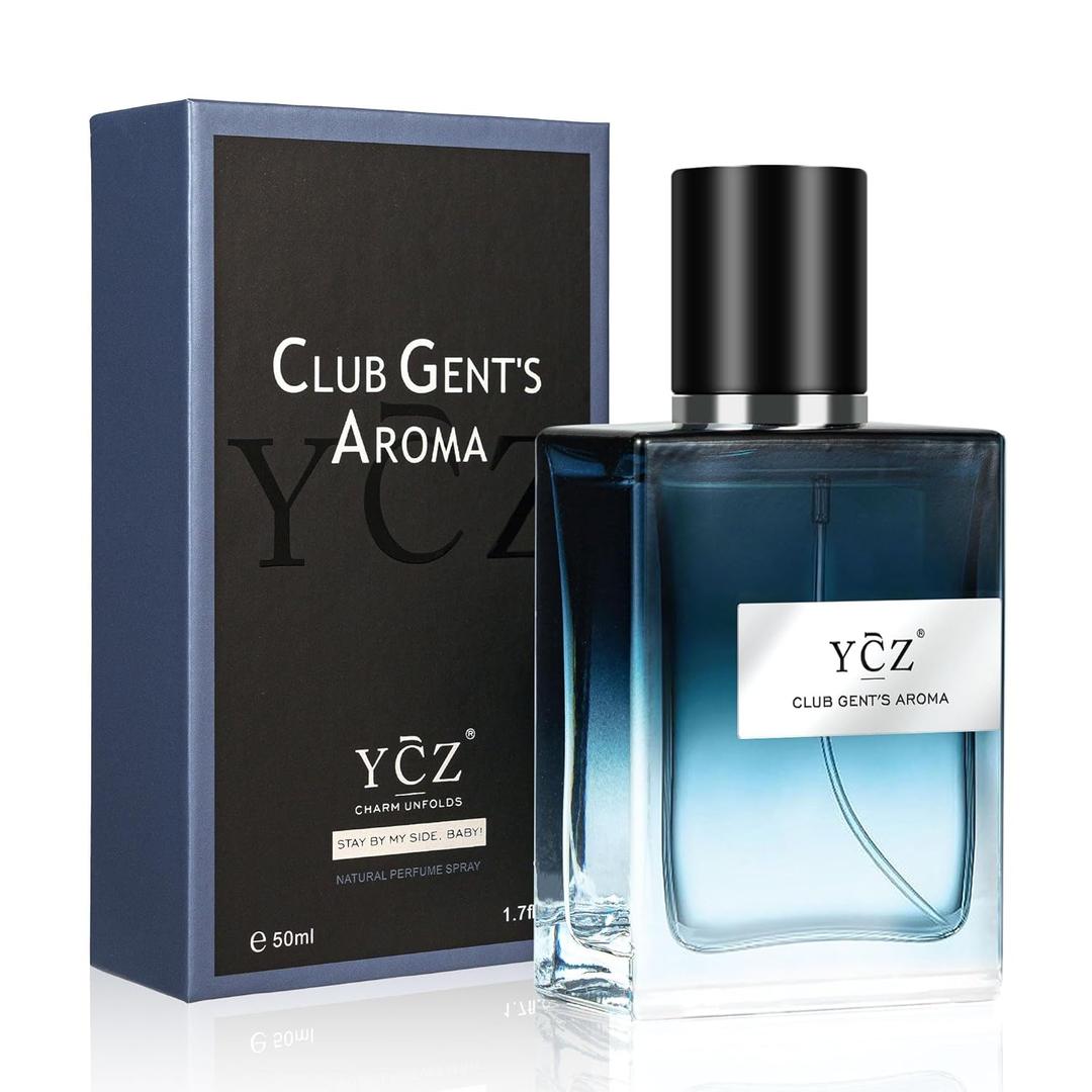 Ycz Club Perfume for Men, 1.7oz Cologne For Men, Nightclub Essential Fragrance, Long Lasting Cologne for Men with Aromatic Woody Notes of Aldehyde,Making it the Ideal gentlemens Gift