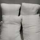 CozyLux Throw Pillow Inserts, Set of 4 Lightweight Down Alternative Polyester Pillow, Couch Cushion, Sham Stuffer, Machine Washable, (White, 18"x26")