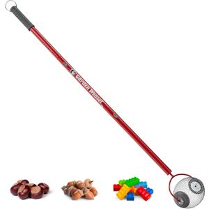 GARDEN WEASEL Small Nut Gatherer Roller – Nut Collector Tool for Acorns, Buckeyes, and Small Debris – Yard Picker Upper with Durable Steel Cage and Ergonomic Handle  Newest Model
