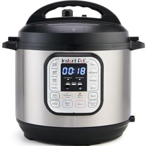 Instant Pot Duo 6 Qt 7-in-1 Electric Pressure Cooker, Stainless Steel