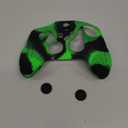 eXtremeRate PlayVital Samurai Edition Anti-Slip Controller Grip Silicone Skin for Xbox Core Controller, Ergonomic Protective Case Cover for Xbox Series S/X w/Thumb Grips - Green & Black