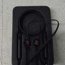 Beats Flex Wireless Earbuds - Apple W1 Headphone Chip, Magnetic Earphones, Class 1 Bluetooth, 12 Hours of Listening Time, Built-in Microphone - Black