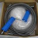 Drain Snake, Drain Auger with Drill Attachment, 16.4 Feet By 5MM Plumbing Snake Auto Feed Flexible Hair Drain Clog Remover for Kitchen, Bathrom and Shower Sink with Gloves