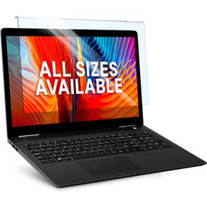 VINTEZ Blue Light Screen Protector for 15.6 Inch Computer Monitor and Laptop – AntiUV Blue Light Blocking Film for Desktop PC, Eye Protection Filter, 14.2" x 8.7", 2 Pack