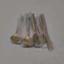 20 Piece Gold Silverware Set for 4, Terlulu Stainless Steel Flatware Set, Gold Cutlery Set Utensils Set, Tableware Include Forks Knives Spoons for Home Kitchen Restaurant Wedding, Satin Finish (20 Piece)