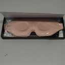 MZOO Luxury Sleep Eye Mask for Side Sleeper Men Women, Zero Eye Pressure 3D Sleeping Mask, Light Blocking Patented Design Night Blindfold, Soft Eye Shade Cover for Travel, Pink