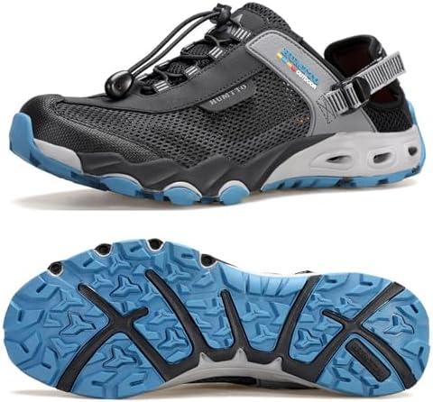 HUMTTO Men's Amphibious Water Shoes - Hiking Sandals for Men Outdoor Water Sandal Closed Toe Non-Slip River Shoes Summer Quick Drying Aqua Shoe Size 12 M