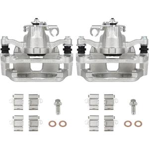 PAROD 18B5399 18B5398 Rear Disc Brake Caliper with Bracket Fit for 2012-2020 Dodge Grand Caravan, 2013-2015 Ram C/V, 2012-2014 VW Routan, 2012-2016 Chrysler Town & Country, Passenger & Driver Side