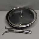 Non Stick Frying Pans, 12-inch with Lid, Hybrid Fajita Pans Nonstick,non stick Skillets Stainless Steel, Dishwasher & Oven-Safe, Induction Compatible Cooking Pan, PFOA Free Cookware