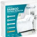 PlushDeluxe Premium Bamboo Mattress Protector Pad, Size: King(76"x80")