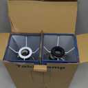 18'' Table Lamp for Bedroom set of 2,3-Color Bedside Lamps with Pull Chain Table Lamps for Night stands ,Small Night Light Lamps with 2 Bulbs Lamps for Living Room Kids Room Office Decor Blue+ White