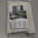 LAMIT Cream Linen Boho Curtains, 78 inch Length, 2 Panels, Light Filtering Semi Sheer, Back Tab and Rod Pocket, Neutral Panels for Bedroom/Living Room, 52 x 78 Inch