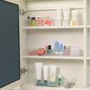 Clear Plastic Drawer Organizer Storage - 25Pcs 4 Size Desk Bathroom Kitchen Organizers and Accessories Office Organization, Vanity Stackable Drawers Bins Trays Containers Dividers Makeup Sets