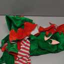 Christmas Girls Elf Costume: 6-Pack Kit Kids Holiday Helper Outfit with Velvet Dress Shoes Hat Belt Sock Ear (X-Large)