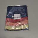 Women's Summer A-Line Mini Dress with Lantern Sleeves Square Neck Tie Front Double Layer Hem Casual Party Dress (L)