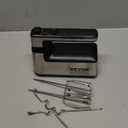 VEVOR Cordless Electric Hand Mixer,100W, Continuously Variable Electric Handheld Mixer, with Turbo Boost Beaters Dough Hooks Storage Bag, Baking Supplies for Whipping Mixing Egg Cookie Cake Cream