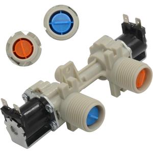 W10906602 Washer/Dryer water inlet valve Compatible with Whirlpool Kenmore Amana Washer Replace W10869511 W11176412 4460930 AP6036153 PS11769643 EAP11769643