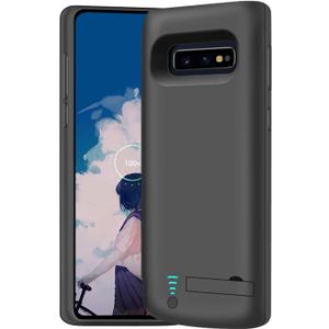 Battery Case for Samsung Galaxy S10e, 5000mAh Rechargeable Extended Battery Charging Case, Adds 1.2X Extra Juice (5.8 Inches) Black