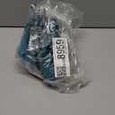 FUTEI Teal Green Throw Pillow Covers Set of 2, 16x16 Inch Soft Faux Rabbit Fur Striped Texture Cushion Cases, Modern Decorative Couch Pillows for Living Room Bed