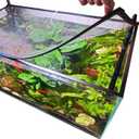 Magnetic Aquarium lid Fish Tank Hood Top Cover Anti-Jumping Net Cover Mesh to Protect Fishs Jumping Out of Fishes Tank Hoods