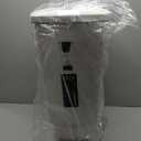 Simplehuman 40 Liter / 10.6 Gallon Slim Kitchen Step Trash Can With Secure Slide Lock, White Plastic