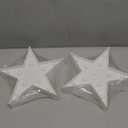 Tarpop 2 Pcs Star Plastic Night Light Battery Operated LED Marquee Light Star Sign Room Wall Lamp for Movie Night Supplies Carpet Party Decorations Christmas Theater(Red)