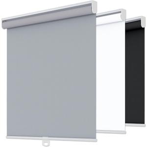 Cordless Roller Shades VELAFORM (36" W x72 H, Grey), Spring Retract