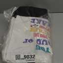 Silkfly 10 Pcs Employee Appreciation Gift Inspirational Canvas Tote Bags Grocery Bags for Women Teacher Coworker