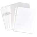Amazon Basics Sheet Protectors for 3 Ring Binder, Non-Glare, Top Loading, Letter Size 8.5 x 11 in, Clear Plastic Sleeves, 100-Pack