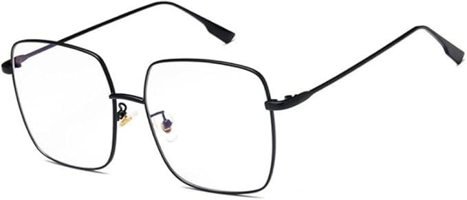Blue Light Blocking Glasses Oversized Square Frame Women/Men Anti Eyestrain Computer Eyeglasses L3000A
