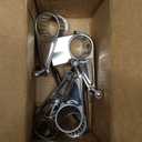 Rotary Cheese Grater Stainless Steel Manual Handheld Cheese Grater, Handheld Manual Grater Shredder with 4 Stainless Steel Drum Blades