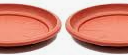 15 Inch Plant Saucer,  Plant Plates to Catch Water, Pebble Tray for Plant Humidity, Flower Pot Saucers for Indoor and Outdoor Garden(2PCS)