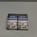 BESTTEN 2 Pack Dimmer Light Switch, Universal Lighting Control, Single Pole or 3 Way, Compatible with LED Dimmable Lamp, CFL, Incandescent, Halogen Bulb, Decorator Wallplate Included, UL Listed, White (Standard)