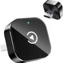 2026 New Wireless CarPlay Adapter for Apple iPhone Android Small Size, Plug and Play, Fast and Stable Connection Carplay Adapter for CarPlayAndroid