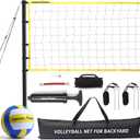 Volleyball Net Outdoor - Includes 32x3 Feet Regulation Size Net - Volleyball Net for Backyard, Beach, or Pool