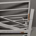 Regalo Safety 29-38.5" Baby Gate for Doorways & Bottom of Stairs, Pressure Mounted Baby Gate with Door for Babies, Toddlers & Pets, Tested & Safe for 30 Years, American Designed, American Owned, White
