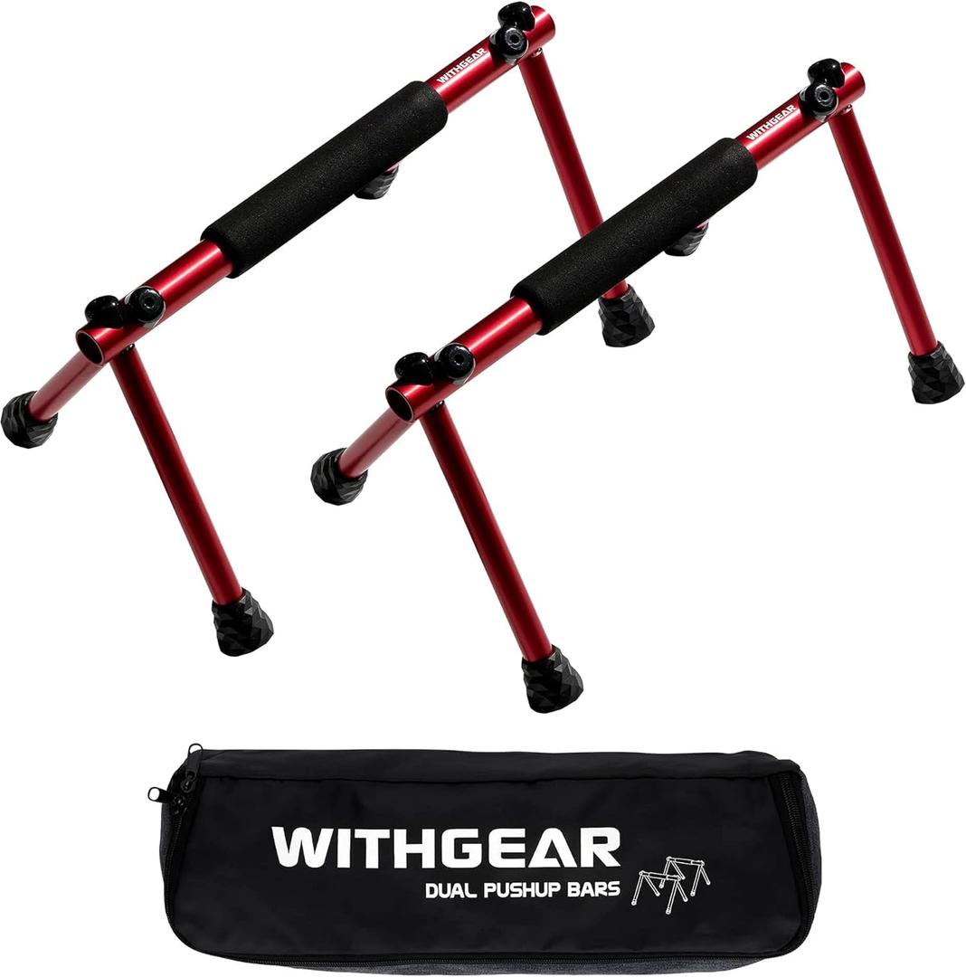 Push Up Bar  Folding Dip Bar for Home Workout, Lightweight & Portable Strength Training Equipment for Men & Women, Indoor & Outdoor Use (Hawk)