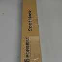 Forbena Natural Wood Coat Rack Wall Mount Set of 4, Wooden Wall Hooks for Bathroom Towels, Vertical Coat Hanger for Kids Room, Boys Girls Bedroom, Office, Entryway Keys Hats and Shoes -16 Hooks