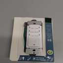 GE Push-Button Countdown Timer Switch, 5-15-30 Minute/1-2-4 Hour, ON/Off, No Neutral Wire Needed, Ideal for Lights, Exhaust Fans, Heaters, Wall Plate Included, Light Switch Timer, Fan Switch, 15318 White