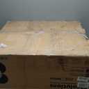 Bush Home Storage Ottoman with Tray, Living Room Furniture, Max Collection, Buffed Camel Vegan Leather