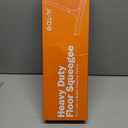 Eazer Floor Squeegee Broom: Heavy Duty Scrubber with Extendable 60'' Aluminum Pole and Rubber Blade for Kitchen, Swimming Pool, Concrete Floors,Shower,Tiles,Garages,Windows,Glass,Pet Hair Removal