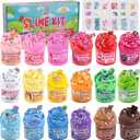 LAWOHO 18 Pack Slimes, Slime Kids, Cloud Butter Fluffy Slime kit for Girls Ages 8-12,Toys for Girls and Boys,for Kids Slime Set Party kit Goodie Bag Stuffers,Classroom Reward, Party Supplies