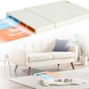 Air Vent Extender for Under Furniture - Metal Material, Heat Resistant,Durable,Sturdy and Stable Adjustable Length Floor Vent Deflector Extender for Sofas, Beds, Wardrobe and Bookcases