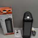 Lasko Oscillating Ceramic Tower Space Heater for Home with Overheat Protection, Adjustable Thermostat, and 2 Speeds, 15.7 Inches, Black, 1500W, CT16450