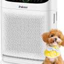 Air Purifiers for Home Large Room Up to 3000 Ft With Double Air Intake,PAKEOI HEPA Air Purifier for Bedroom With Washable Pre-Filters, Remote Control, 15dB Sleep Mode,Air Cleaner for Pets Dust, White